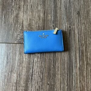 Kate Spade Blue Leather Wallet